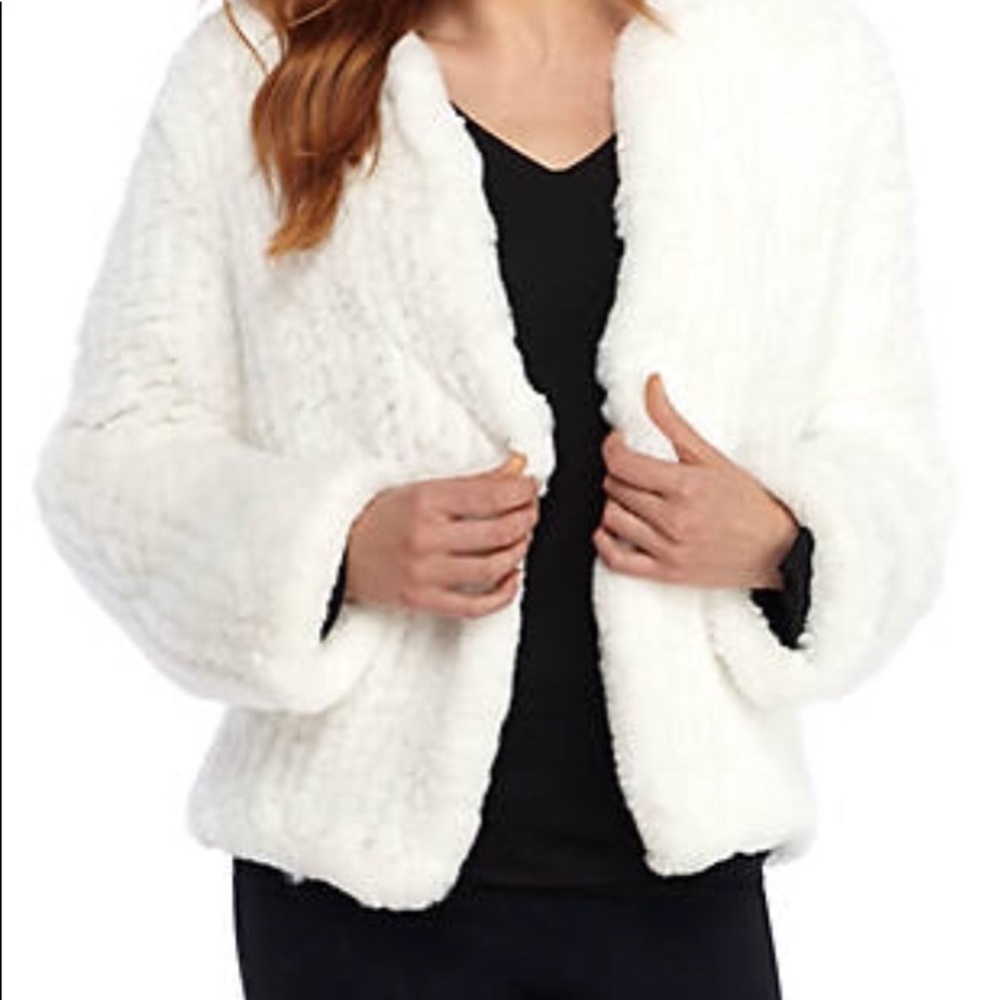 The Limited Faux Fur Edge-to-Edge Jacket XL